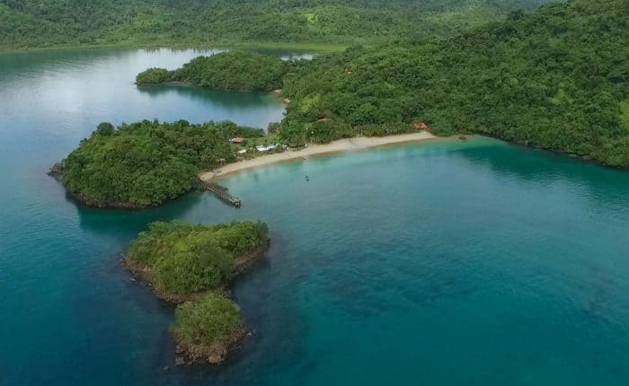 Coiba Island Aereal View