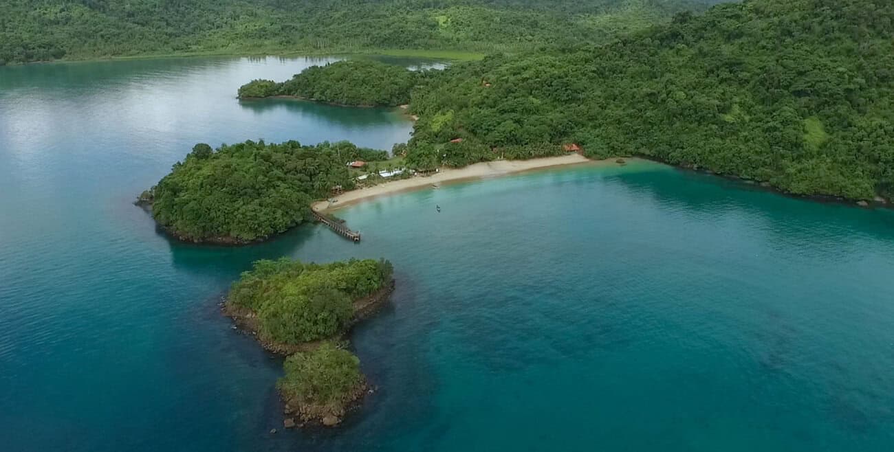 Coiba Island Aereal View