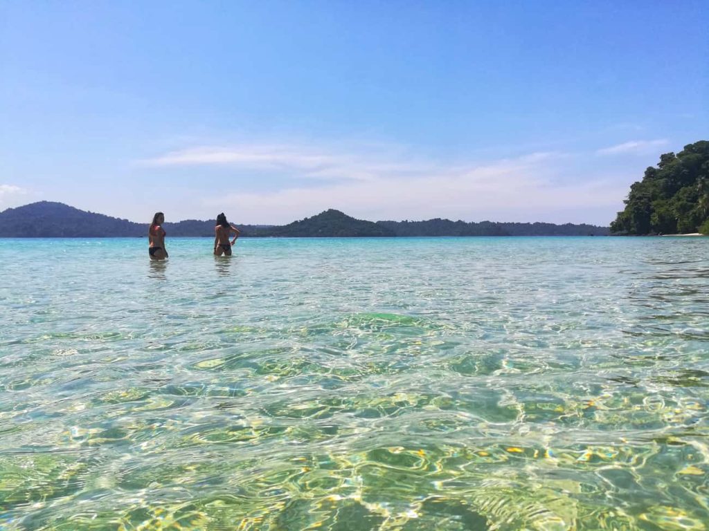 Quiet beach on Isla Rancheria, Coiba National Park