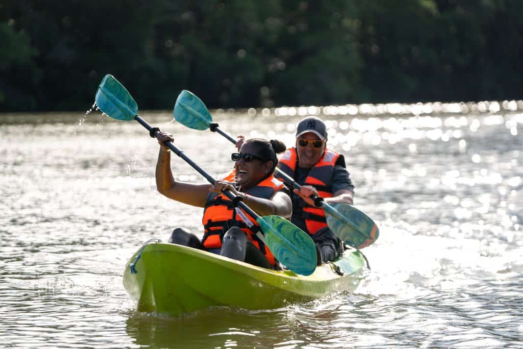 Sunrise kayak tour in the mangroves of the Gulf of Montijo, Panama