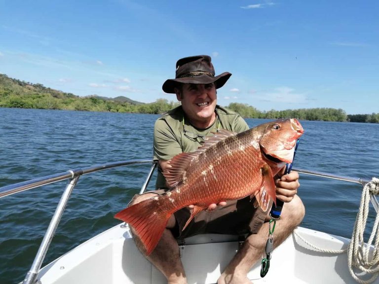 Pargo pescado en el Golfo de Montijo