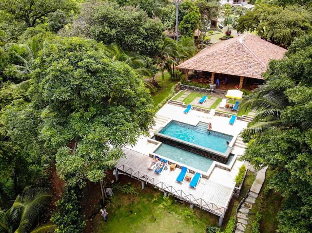 Hotel Santa Catalina, a beachfront hotel in front of the surf break in Santa Catalina, Panama
