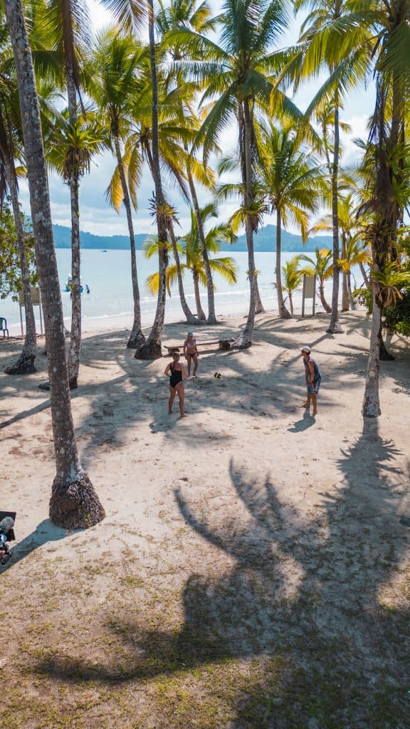 Walking on Isla Rancheria, Coiba National Park, Gulf of Chiriqui