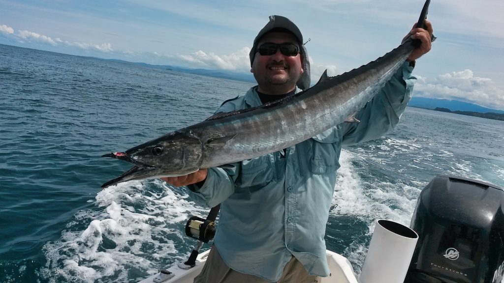 Wahoo capturado en un tour privado de pesca en el Pacífico de Panamá